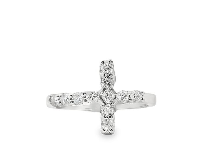 UB10475FW - 14K White Gold Ring