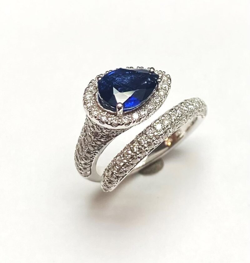 UB10490FWSA - 14K White Gold Ring