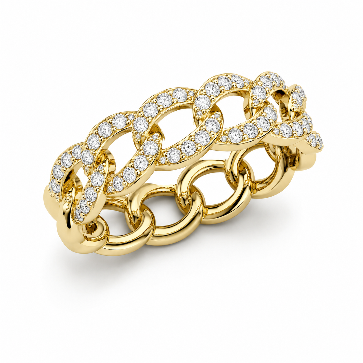 UB10518LY - Yellow Gold Fashion Ring