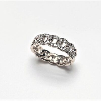 UB10531AW - 14K White Gold Anniversary Ring
