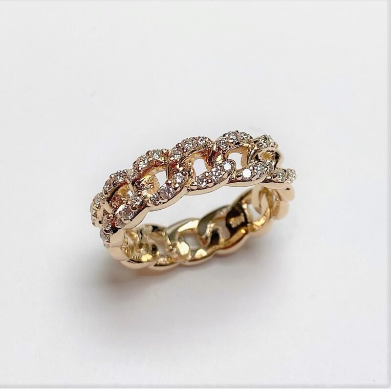 UB10534LY - 14K Yellow Gold Anniversary Ring
