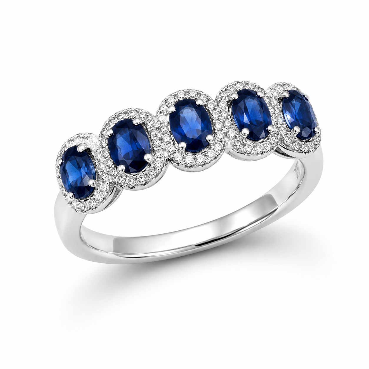 UB10588FRWSA -White Gold Fashion Ring