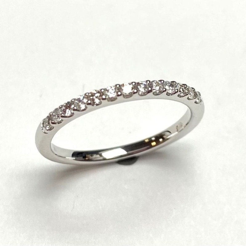 UB10600ABW - 14K White Gold Anniversary Ring