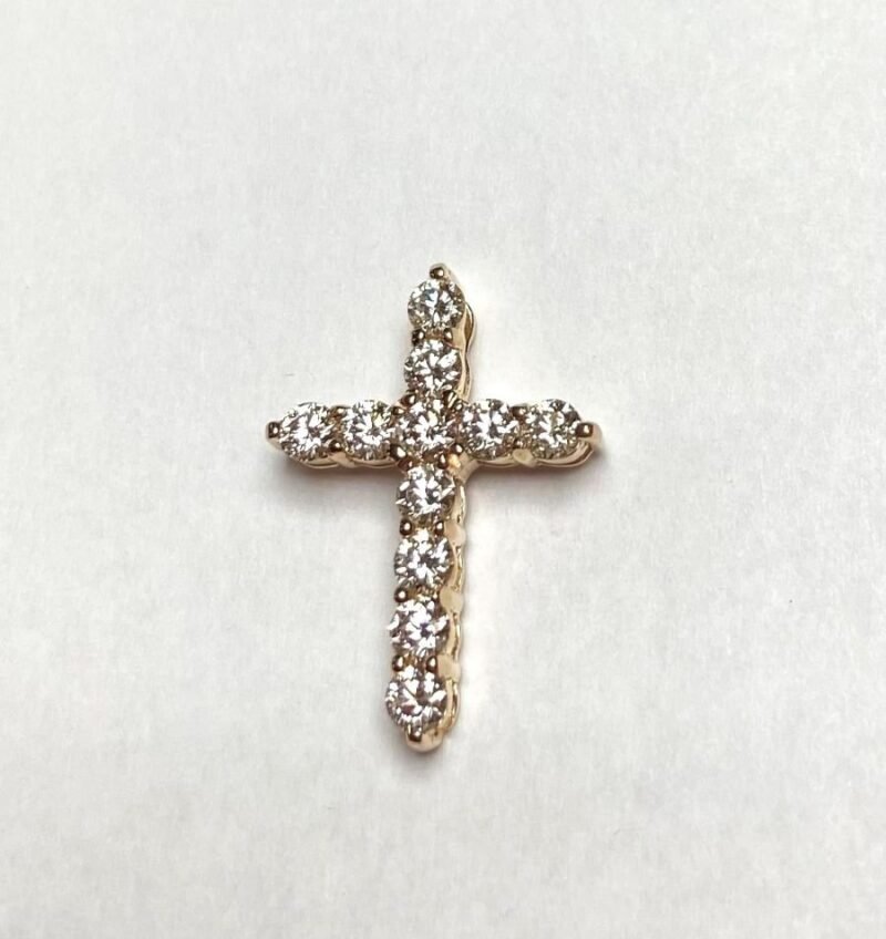 UB10620PY - 14K Yellow Gold Cross Pendant