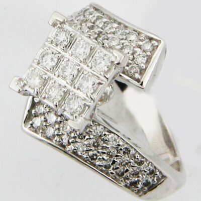 UB1779LSW - 14K White Gold Engagement Ring
