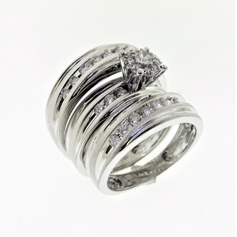 UB3347TW53 - 14K  Trio Rings