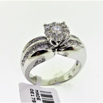 UB3717LSWBH - 14K White Gold Engagement Ring