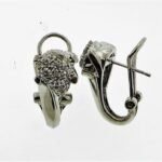 UB4229EW - 14K White Gold Huggies Earring
