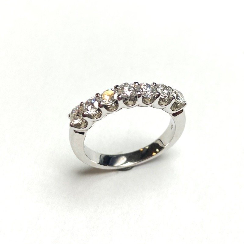UB5219LKW - 14K White Gold Wedding Band
