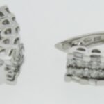 UB5402EW - 14K White Gold Huggies Earring