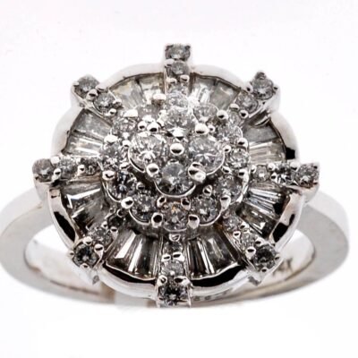 UB5835 - 14K White Gold Ring