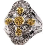 UB5945FW/YW - 14K White Gold Ring