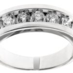 UB6090GEW - 14K White Gold Gents Ring