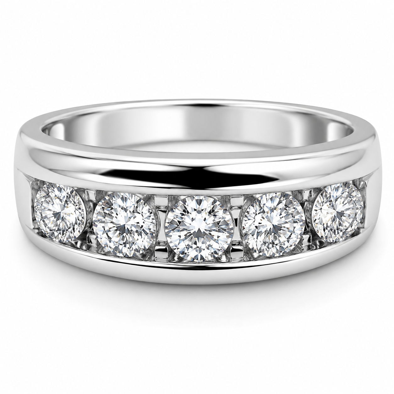 UB6100GHW -  Gents Ring