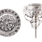 UB6106EW - 14K White Gold Stud Earrings