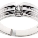 UB6541W - 14K White Gold Gents Ring
