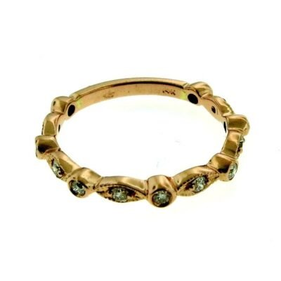 UB6658LP - 14K Rose Gold Anniversary Ring