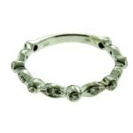 UB6658LW1 - 14K White Gold Wedding Band