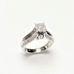 UB6821LSWSH - 14K White Gold Engagement Ring