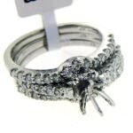 UB6857SMTW - 14K White Gold Semi Mount Ring