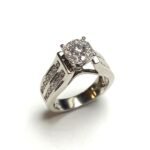 UB6993LSWBH - 14K White Gold Engagement Ring