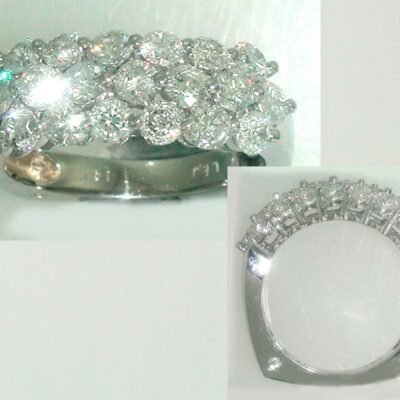 UB7118AW-1 - 14K White Gold Anniversary Ring