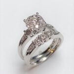 UB7125LSTWBH - 14K White Gold Bridal Set Ring