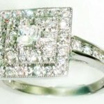 UB7161LSW - 14K White Gold Engagement Ring