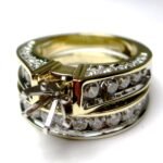 14K Yellow Gold Bridal Set Ring