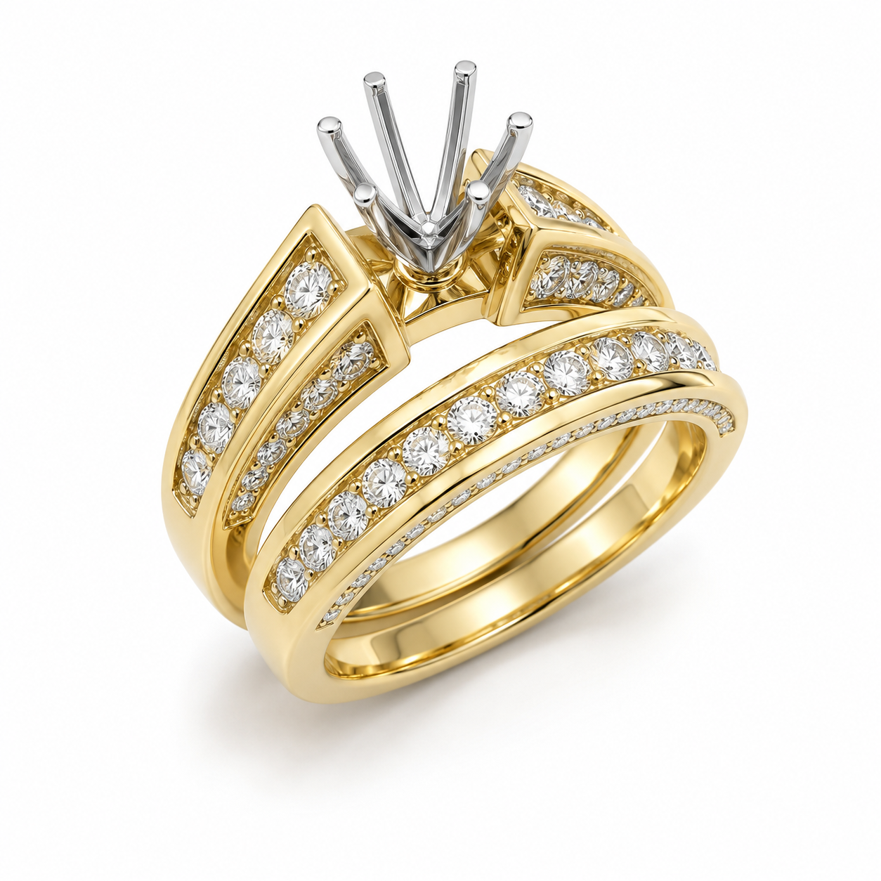 UB7177SMTY3 - Bridal Set Ring