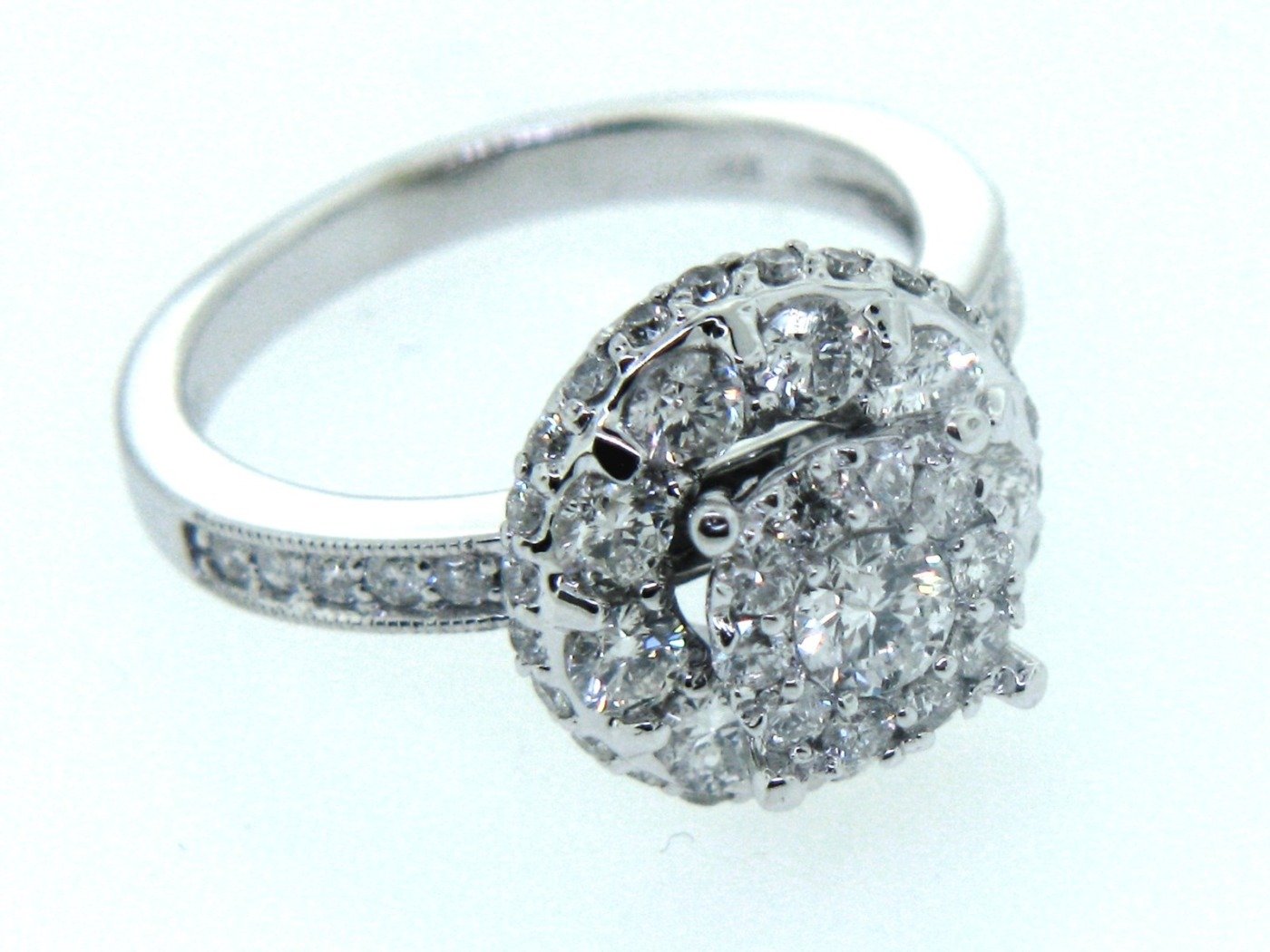 UB7230LSW - 14K White Gold Engagement Ring