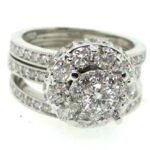 UB7230LSTW/H - 14K White Gold Bridal Set Ring