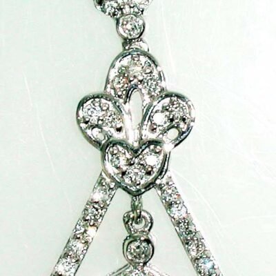 UB7237PW - 14K White Gold Pendant