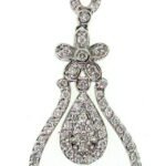 UB7243PW - 14K White Gold Pendant