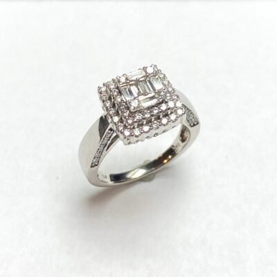 UB7249LSW - 14K White Gold Engagement Ring