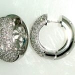 UB7287EW - 14K White Gold Huggies Earring
