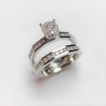 UB7295LSTWSH - 14K White Gold Bridal Set Ring