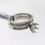 UB7295SMTW - 14K White Gold Semi Mount Ring