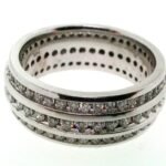 UB7304LTW-1 - 14K White Gold Wedding Band