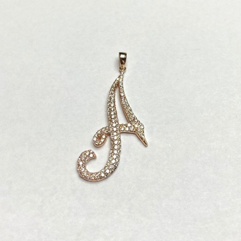 UB7386PKY - 14K White Gold Pendant