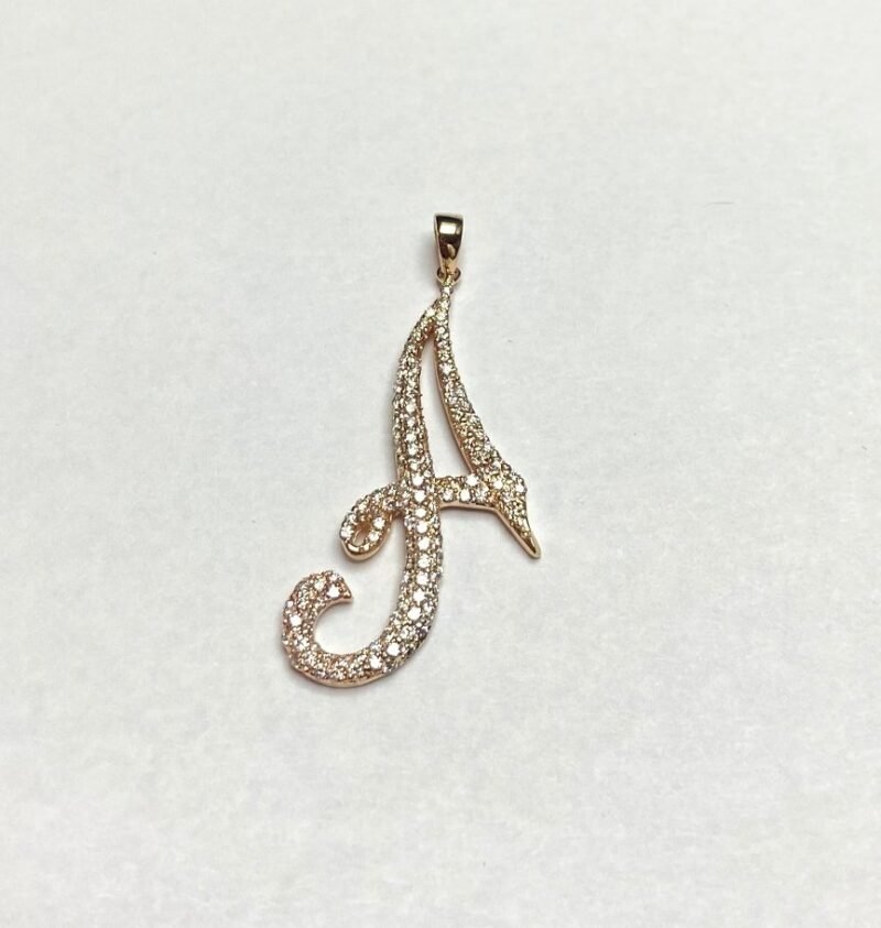 UB7386PKY - 14K White Gold Pendant