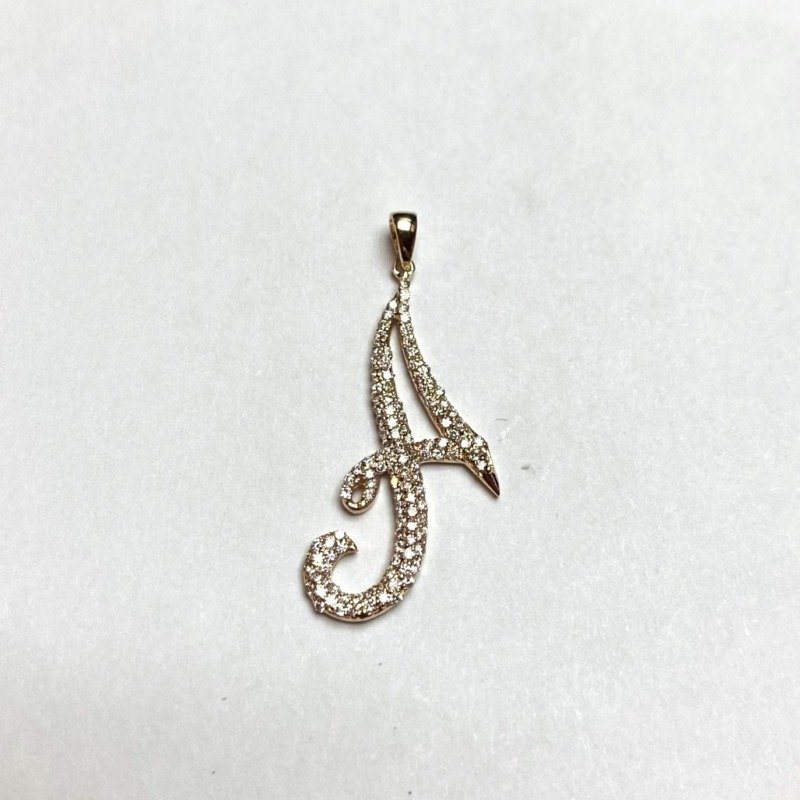 UB7386PSY - 14K White Gold Pendant