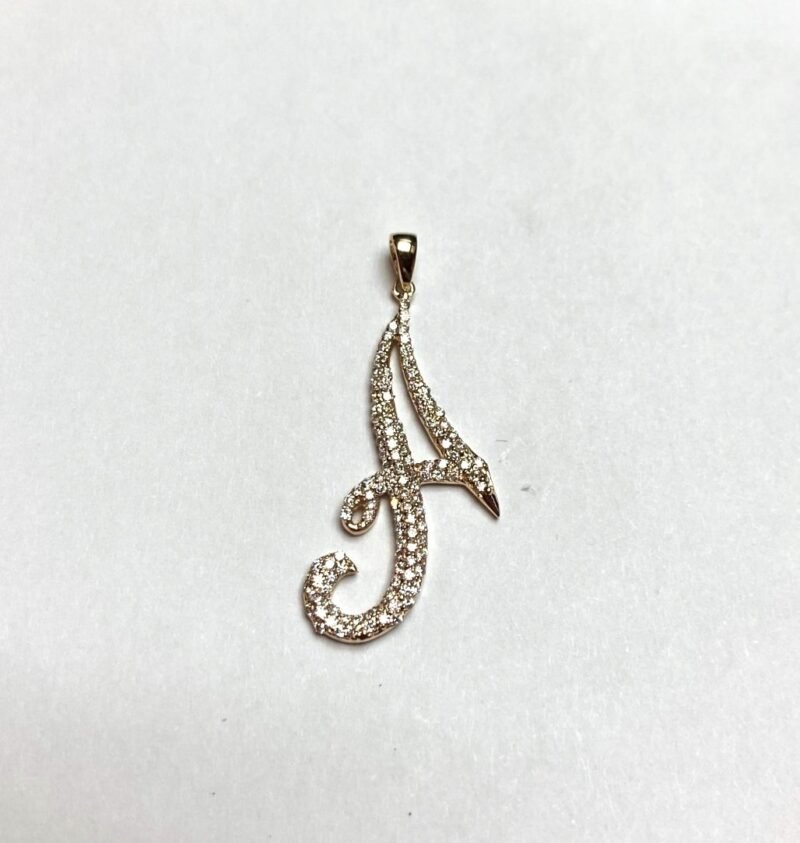 UB7386PSY - 14K White Gold Pendant