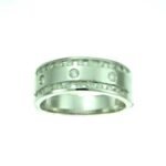UB7448ABW - 14K White Gold Anniversary Ring