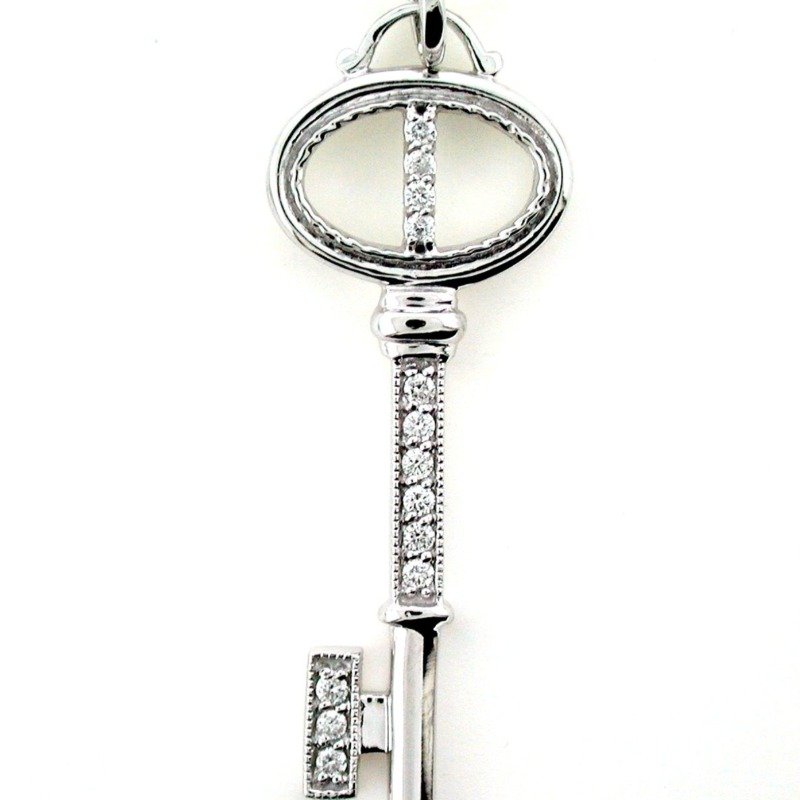 UB7499PW-1 - 14K White Gold Pendant