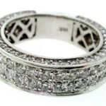 UB7504LW-3 - 14K White Gold Anniversary Ring