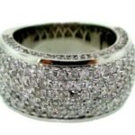 UB7528ABW-1 - 14K White Gold Anniversary Ring