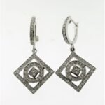 UB7533ESW - 14K White Gold Earrings