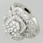 UB7549FRW - 14K White Gold Ring