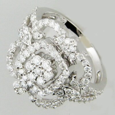 UB7549FRW - 14K White Gold Ring